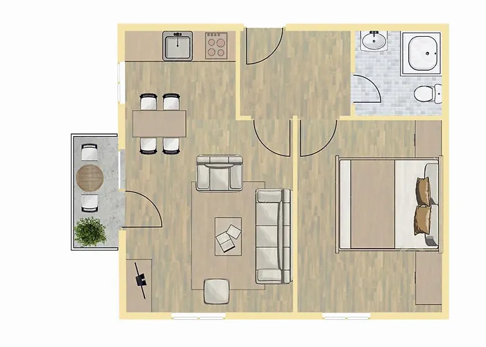 Apartamento 10 Im Haus Huehnergott Im Seepark